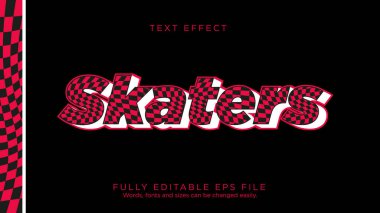 Skaters Logo Text Effect Font Type