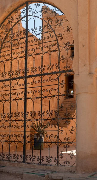 Arabiska Porten Till Slottet Beni Mellal Även Känd Som Kasbah — Stockfoto
