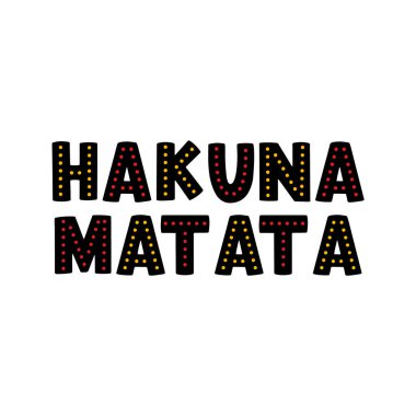 Hakuna Matata, Swahili dilinde 