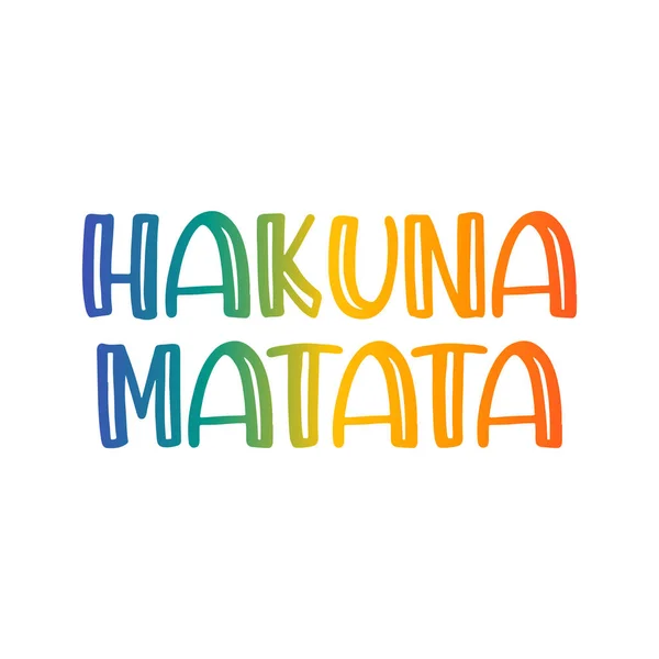 Hakuna Matata, Swahili dilinde 