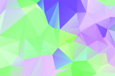 Yeşil canlı geometrik soyut parlak yeşil bulanık mozaik duvar kağıdıyla pankart için üçgen şekilli