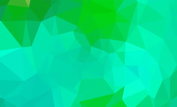 Laag Geometrische Groene Polygonale Mozaïek Achtergrond Creatief Ontwerp Sjablonen — Stockvector