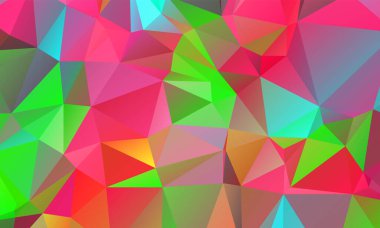 Soyut Geometrik arkaplanlar Tam Renkli