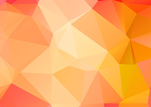 abstract orange background from crystal, you can change Vector art.