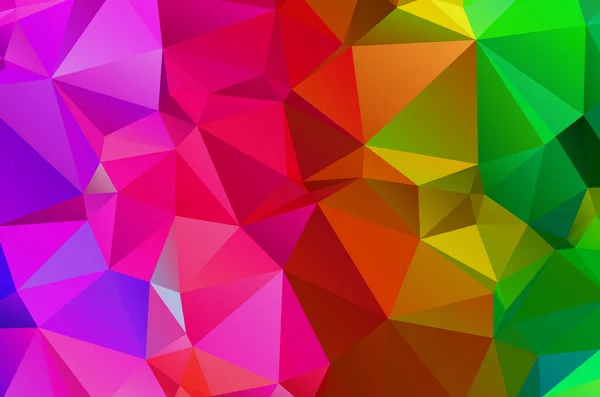 Coloré Violet Vif Motif Fond Polygonal Triangulaire — Image vectorielle