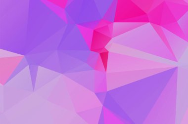 Renkli mor renkli çokgen arka plan deseni