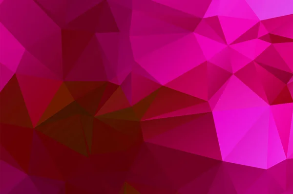 カラフルな紫鮮やかな多角形の三角形の背景パターン — ストックベクタ