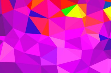 Soyut üçgenleme geometrik mor arkaplan