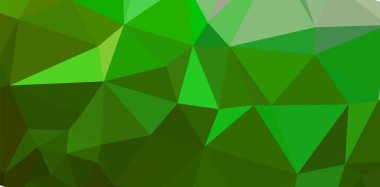 Yeşil canlı geometrik soyut parlak yeşil bulanık mozaik duvar kağıdıyla pankart için üçgen şekilli