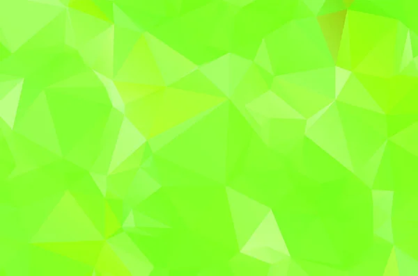 Abstract Driehoeksmeting Geometrische Groene Achtergrond — Stockvector