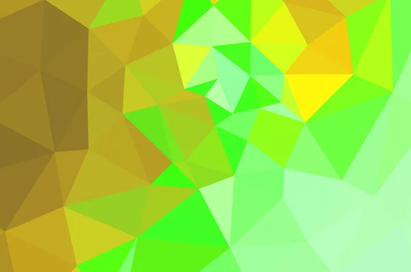 网状和背景的绿色几何图案三角形多边形设计及其应用 — 图库矢量图片