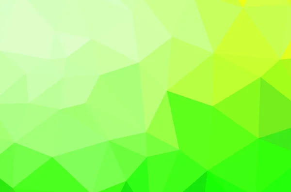 Groen Geometrisch Patroon Driehoeken Veelhoekig Ontwerp Voor Web Achtergrond Toepassing — Stockvector