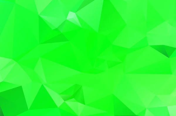 Abstrakte Triangulation Geometrischer Grüner Hintergrund — Stockvektor