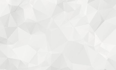 Beyaz Çokgen Mozaik Arkaplan, Düşük Çoklu Stil, Vektör Çizimi, İş Tasarım Şablonları