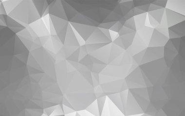 Beyaz Çokgen Mozaik Arkaplan, Düşük Çoklu Stil, Vektör Çizimi, İş Tasarım Şablonları