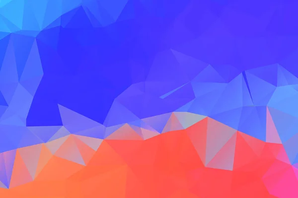 几何背景深蓝色和橙色 — 图库矢量图片