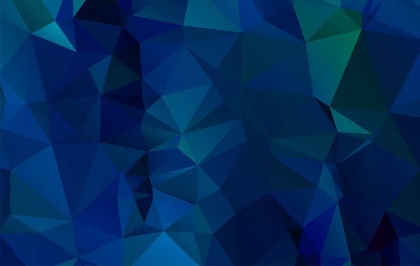 Color Azul Oscuro Fondo Polígono Marco Resumen Rectángulo Fondo Geométrico — Vector de stock