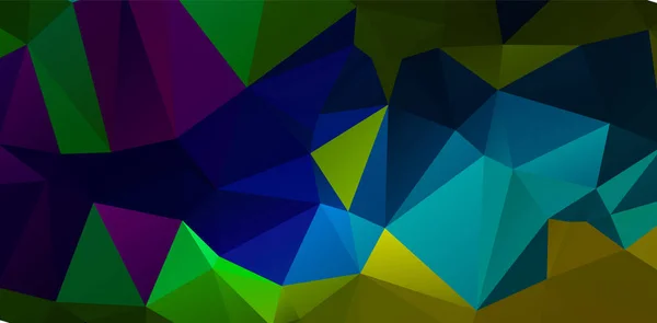 Colorful Swirl Rainbow Polygon Background Frame Abstract Rectangle Geometrical Background — Stockvektor