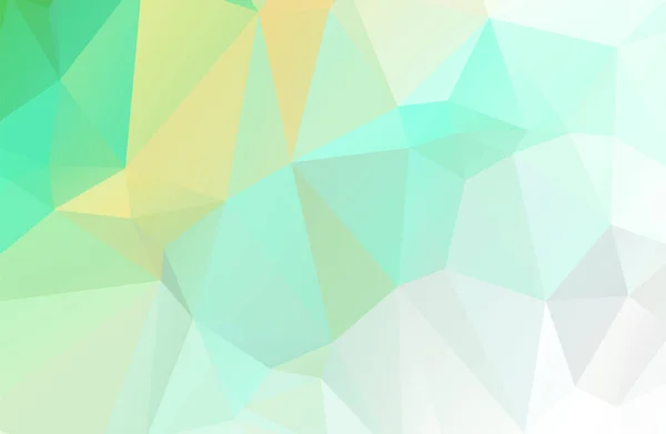 White Green Color Polygon Background Frame Abstract Rectangle Geometrical Background — Image vectorielle