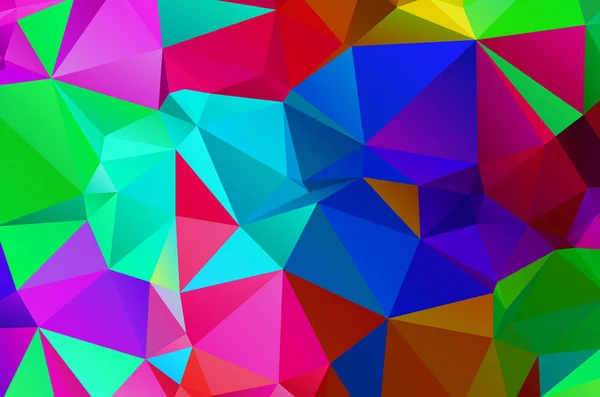 Colorful Swirl Rainbow Polygon Background Frame Abstract Rectangle Geometrical Background — Vector de stock