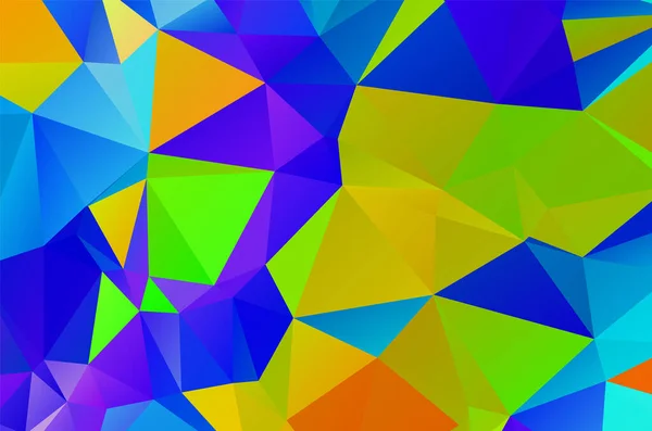 Bunte Strudel Regenbogen Polygon Hintergrund Oder Rahmen Abstraktes Rechteck Geometrischer — Stockvektor
