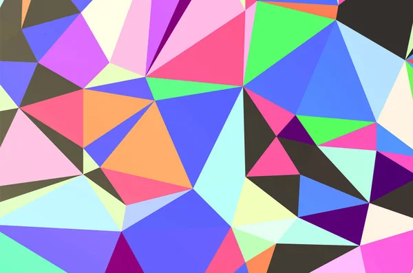 Polygonal Design Your Web Site Multicolor Rainbow Vector Abstract Mosaic — стоковый вектор