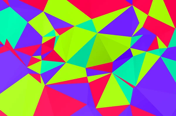 Geometric Design Business Presentations Web Colorful Swirl Rainbow Polygon Background — стоковый вектор