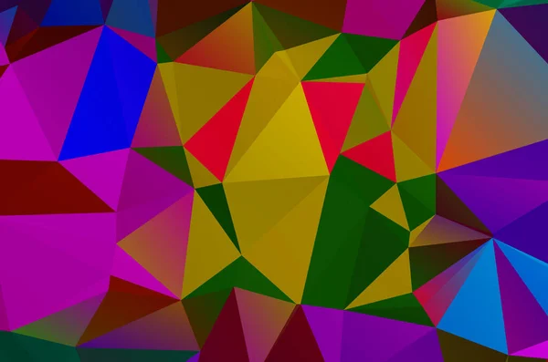 Geometric Design Business Presentations Web Colorful Swirl Rainbow Polygon Background — Stockvektor