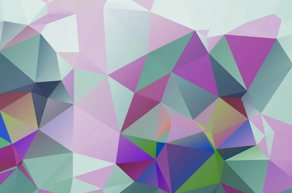 Polygonal Design Your Web Site Multicolor Rainbow Vector Abstract Mosaic — Stockvektor