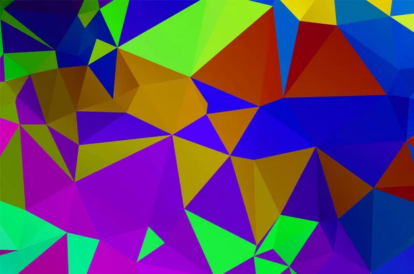 Geometric Design Business Presentations Web Colorful Swirl Rainbow Polygon Background — стоковый вектор