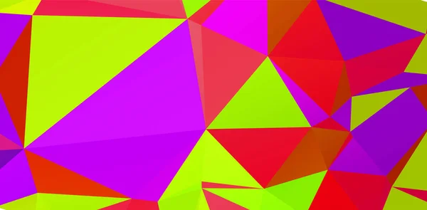 Fondo Geométrico Abstracto Colorido Con Polígonos Triangulares Colorido Mosaico Triángulo — Vector de stock