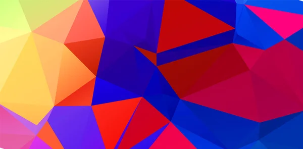 Abstrakte Geometrische Hintergründe Voller Farbe — Stockvektor