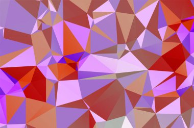 Vektör, çok renkli geometrik arkaplan. Üçgenler, üçgenleme. Geometrik mozaik, renkli üçgenler, origami tarzında uygulama