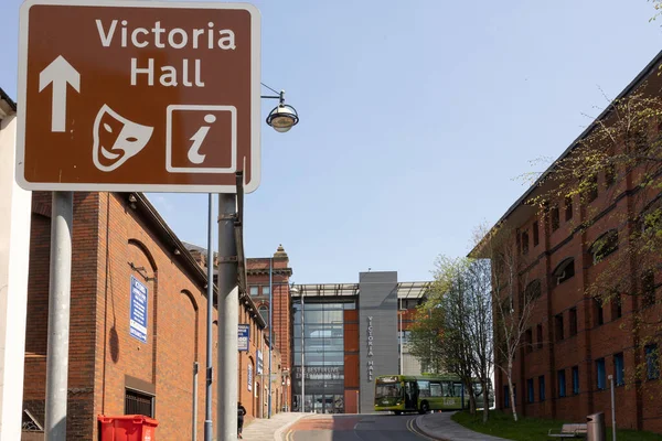 Hanley-Stoke-on-Trent, Staffordshire-Birleşik Krallık 21 Nisan 2022 Victoria Hall Hanley 1888 'de açıldı.