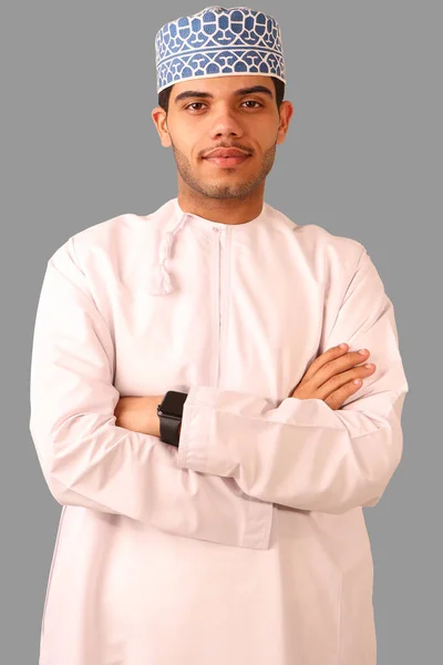 Oman Membuat Isyarat Tangan — Stok Foto