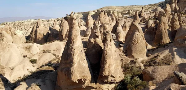 Trekking Wyjątkowych Górach Kapadocji — Zdjęcie stockowe