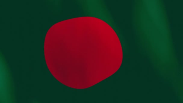 Waving Bangladesh Flag Animation Background — Stockvideo