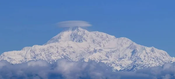 Alaska Usa Schöne Natur Und Atemberaubende Umgebung Berg Den Man — Stockfoto