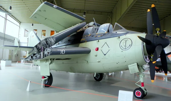 Almanya Berlin Askeri Tarih Müzesi Denizaltı Karşıtı Savaş Uçağı Fairey — Stok fotoğraf
