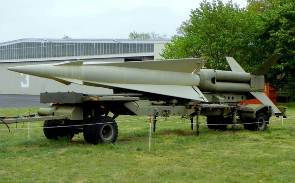 Allemagne Berlin Musée Histoire Militaire Missile Sol Air Nike Hercules — Photo