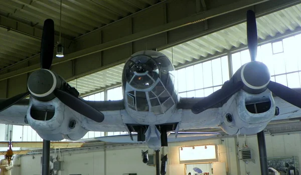 Germany Berlin Museum Military History German Bomber Aircraft Heinkel 111 — Stock Photo, Image