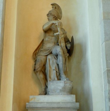 Almanya, Berlin, Brandenburg Kapısı, Mars heykeli