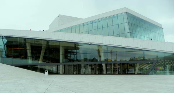 Norwegen Oslo Kirsten Flagstads Plass Oslo Opera House — Stockfoto