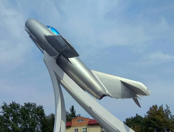 Ucraina Vinnytsia Monumento Liberatori Dei Piloti Mig — Foto Stock