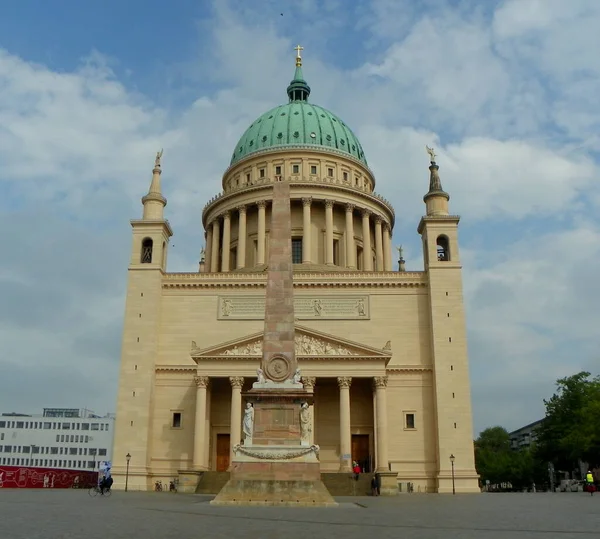 Germania Potsdam Facciata Della Chiesa San Nicola — Foto Stock