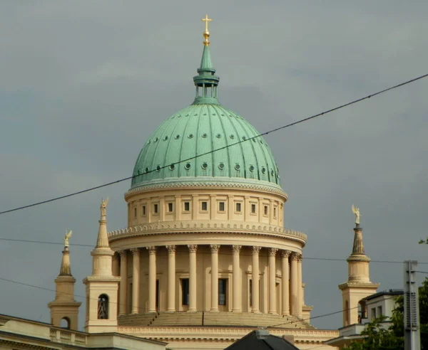 Allemagne Potsdam Dôme Église Saint Nicolas — Photo