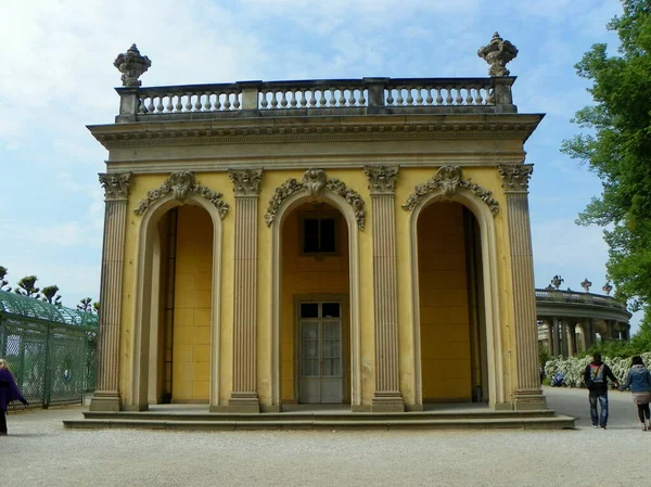 Německo Postupimi Park Sanssouci Palác Sanssouci Východní Křídlo — Stock fotografie