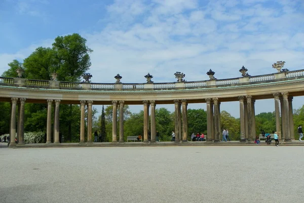 Niemcy Poczdam Dziedziniec Pałac Sanssouci — Zdjęcie stockowe