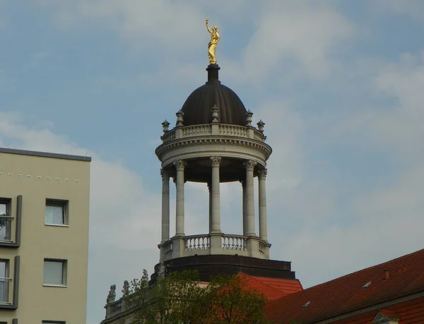 Germania Potsdam Bundesstrasse Rotonda Nel Centro Della Città — Foto Stock