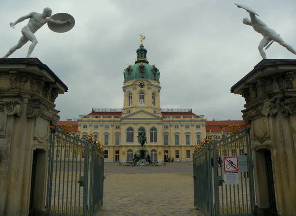 Германия Берлин Шарлоттенбургский Дворец Вид Фасад Дворца — стоковое фото